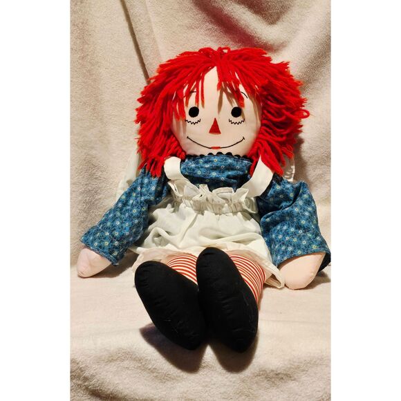 25 Inch Raggedy Ann Cloth Doll - Picture 1 of 6